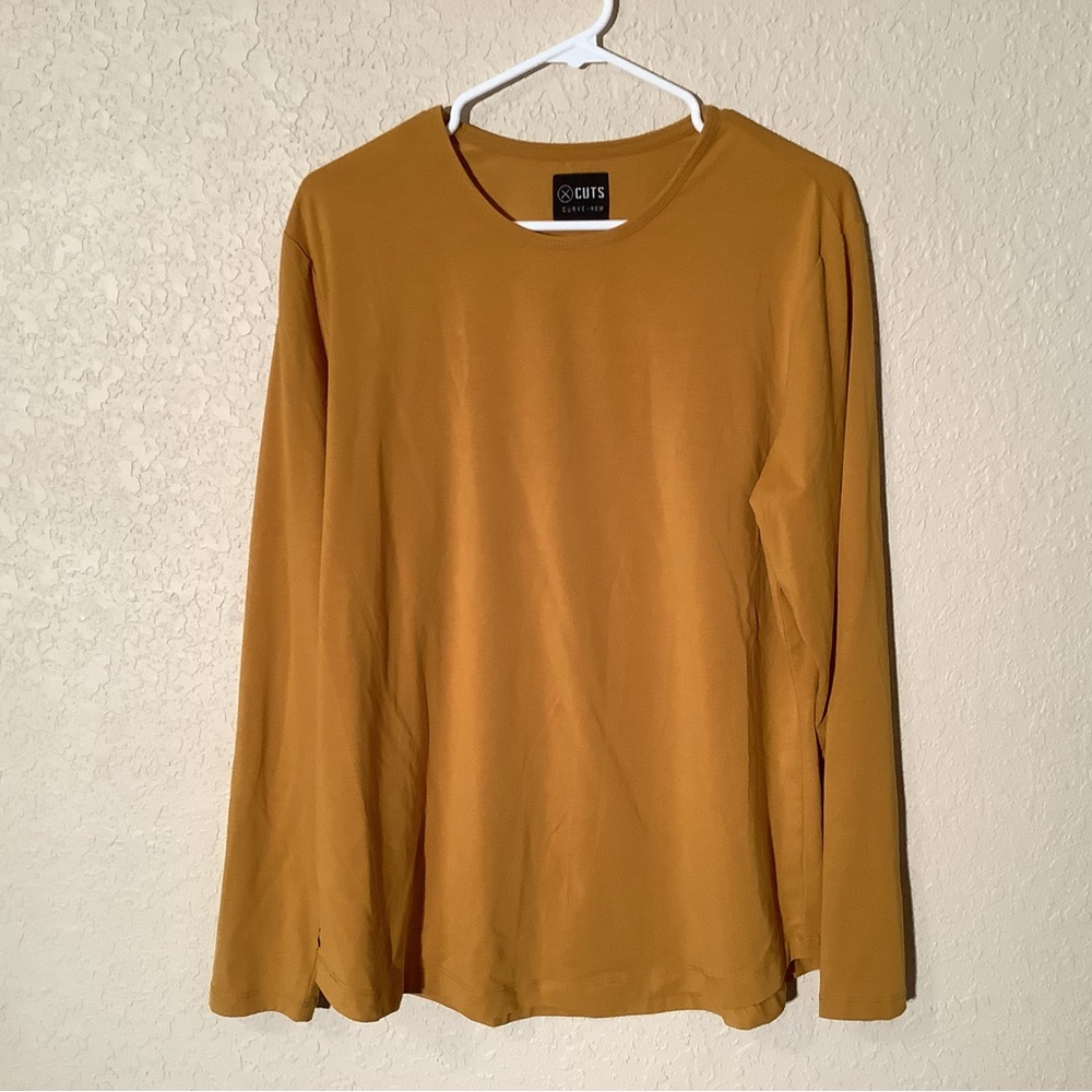 Cuts Clothing Long Sleeve Shirt in Mustard